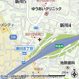 東京都三鷹市新川4丁目9-11周辺の地図