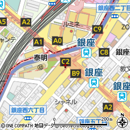 御膳房 Garden 東急プラザ銀座店周辺の地図