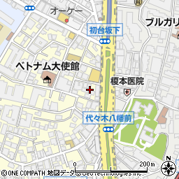 東京都渋谷区元代々木町52周辺の地図