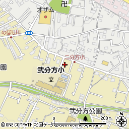 東京都八王子市弐分方町520-9周辺の地図