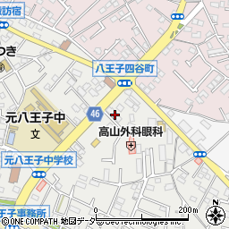 東京都八王子市大楽寺町501周辺の地図