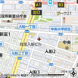 株式会社富士通ゼネラル　東京第二営業部周辺の地図