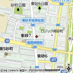 東京ベイ信用金庫砂町支店周辺の地図