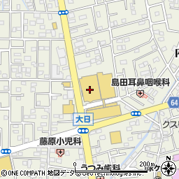 ダイソー四街道Ｍ２プラザ店周辺の地図