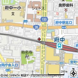 ほぐしの達人　府中駅前店周辺の地図
