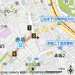 ビッグエコー BIG ECHO 赤坂駅前店周辺の地図