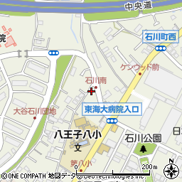 東京都八王子市石川町2052周辺の地図