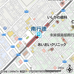 肉のヤマキ商店　南行徳周辺の地図