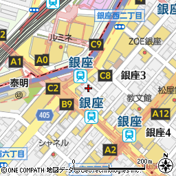 野田岩 銀座店周辺の地図