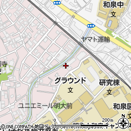 東京都杉並区永福1丁目13周辺の地図
