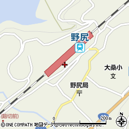 大桑村野尻連絡所周辺の地図
