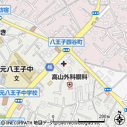 東京都八王子市大楽寺町503周辺の地図