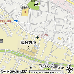 東京都八王子市弐分方町520-2周辺の地図