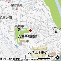東京都八王子市泉町1150周辺の地図