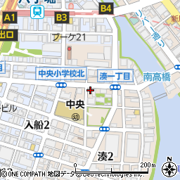 東京都中央区湊1丁目6-1周辺の地図
