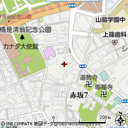東京都港区赤坂7丁目5-5周辺の地図