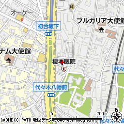 東京都渋谷区代々木5丁目12周辺の地図