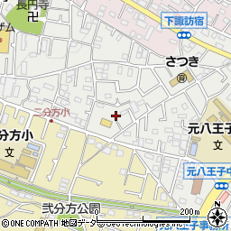 東京都八王子市大楽寺町340周辺の地図