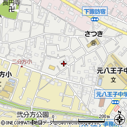 東京都八王子市大楽寺町341周辺の地図