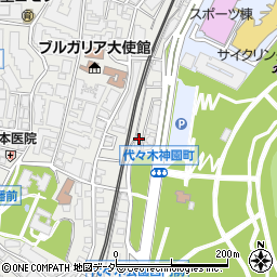 東京都渋谷区代々木5丁目63周辺の地図