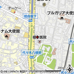 東京都渋谷区代々木5丁目12-10周辺の地図