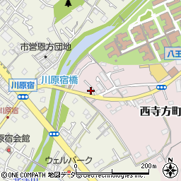 東京都八王子市西寺方町43周辺の地図