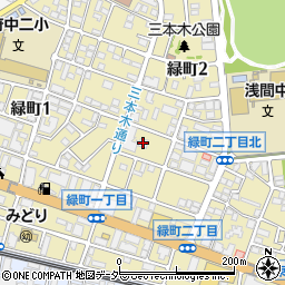 中田畳本店周辺の地図