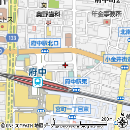 宮一府中店周辺の地図