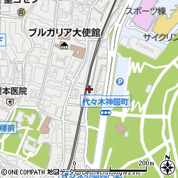 東京都渋谷区代々木5丁目62-8周辺の地図