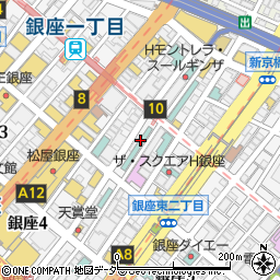メルキュールホテル銀座東京周辺の地図