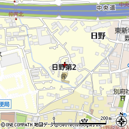 東京都日野市日野311周辺の地図