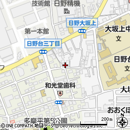 クリオ日野弐番館周辺の地図