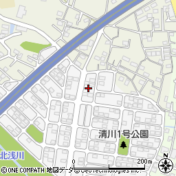 東京都八王子市清川町21周辺の地図
