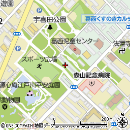 東京都江戸川区宇喜田町167周辺の地図