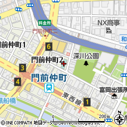 京成リッチモンドホテル東京門前仲町周辺の地図