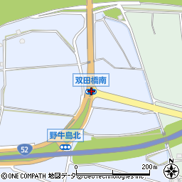 双田橋南周辺の地図