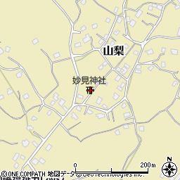 千葉県四街道市山梨823-1周辺の地図