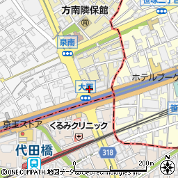ＲＥＳＩＤＩＡ笹塚３周辺の地図