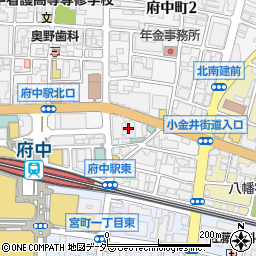 京王建設株式会社　本社周辺の地図