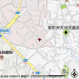 東京都八王子市四谷町841周辺の地図