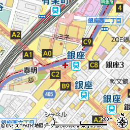 東京都中央区銀座4丁目1周辺の地図