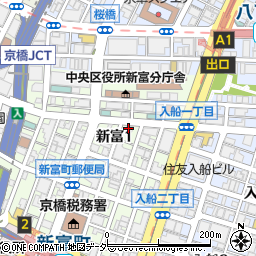 飲茶居酒屋 香港苑 八丁堀店周辺の地図