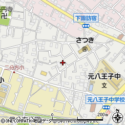 東京都八王子市大楽寺町343周辺の地図