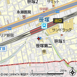 笹塚図書館入口 渋谷区 地点名 の住所 地図 マピオン電話帳