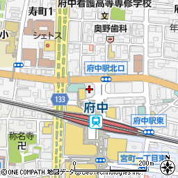 森塾　府中校周辺の地図