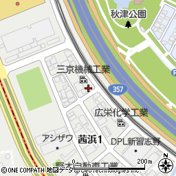 京設工業株式会社周辺の地図