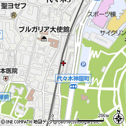 東京都渋谷区代々木5丁目62-6周辺の地図