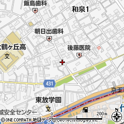 Ｓアパート周辺の地図
