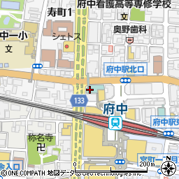 ココカラファインケヤキゲート東京府中店周辺の地図