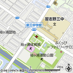 千葉県習志野市袖ケ浦周辺の地図